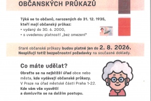 Konec platnosti občanských průkazů