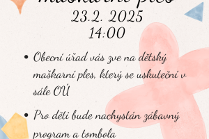 Dětský maškarní ples