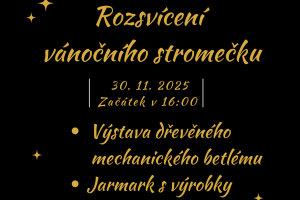 Rozsvícení vánočního stromečku