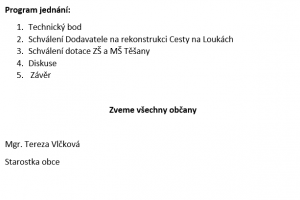 26. veřejné zasedání ZO dne 25. 2. 2026