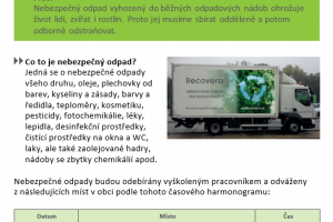 Svoz nebezpečného odpadu
