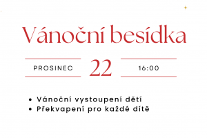 Vánoční besídka